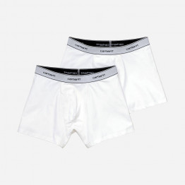 Bokserki męskie Carhartt WIP Cotton Trunks 2-pack I029375 WHITE