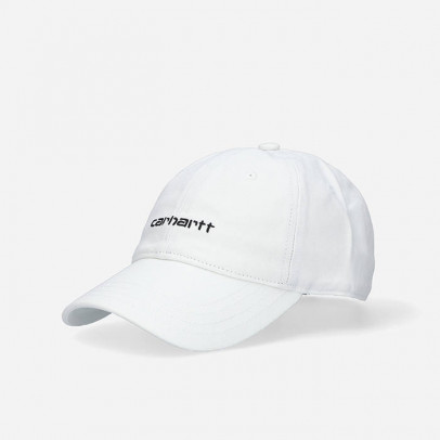 Carhartt WIP Canvas Script Cap I028876 WHITE/BLACK