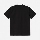 Koszulka męska Carhartt WIP S/S University Script T-Shirt I028991 BLACK/WHITE