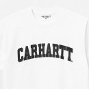 Koszulka męska Carhartt WIP S/S University T-Shirt I028990 WHITE/BLACK