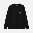 Koszulka męska Carhartt WIP Longsleeve Pocket T-Shirt I030437 BLACK