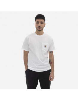 Koszulka męska Carhartt WIP S/S Pocket T-Shirt I030434 WHITE