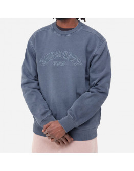 Bluza męska Carhartt WIP Verse Script Sweat I030640 STORM BLUE