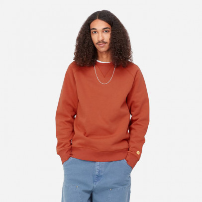 Bluza męska Carhartt WIP Chase Sweat I026383 PHOENIX/GOLD