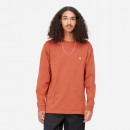 Koszulka męska Carhartt WIP Longsleeve Chase T-Shirt I026392 PHOENIX/GOLD