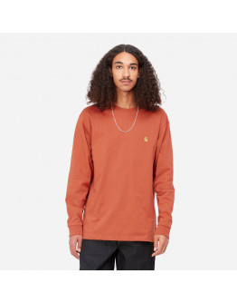 Koszulka męska Carhartt WIP Longsleeve Chase T-Shirt I026392 PHOENIX/GOLD