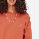 Koszulka męska Carhartt WIP Longsleeve Chase T-Shirt I026392 PHOENIX/GOLD