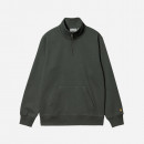 Bluza męska Carhartt WIP Chase Neck Zip Sweat I027038 JURA/GOLD