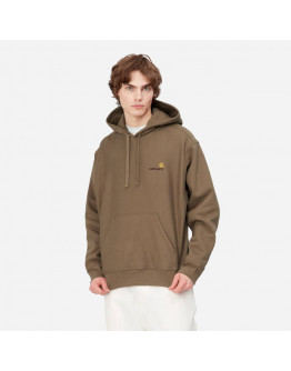 Bluza męska Carhartt WIP Hooded American Script Sweat I028279 BUFFALO