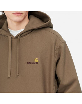 Bluza męska Carhartt WIP Hooded American Script Sweat I028279 BUFFALO