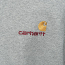 Koszulka męska Carhartt WIP Longsleeve American Script T-Shirt I029955 GREY HEATHER