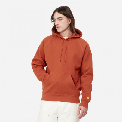 Bluza męska Carhartt WIP Hooded Chase Sweat I026384 PHOENIX/GOLD