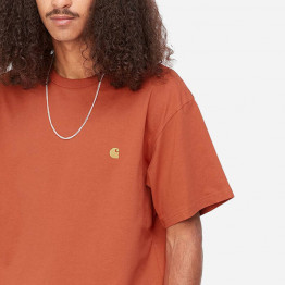 Koszulka męska Carhartt WIP S/S Chase T-Shirt I026391 PHOENIX/GOLD