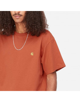 Koszulka męska Carhartt WIP S/S Chase T-Shirt I026391 PHOENIX/GOLD