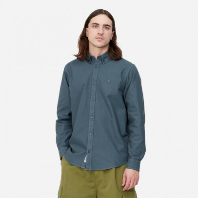 Koszula męska Carhartt WIP Longsleeve Bolton Shirt I030238 STORM BLUE