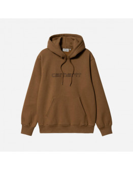 Bluza męska Carhartt WIP Hooded Elzy Sweat I031410 HAMILTON BROWN/TOBACCO