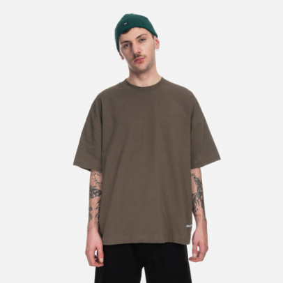 Koszulka męska Carhartt WIP S/S Link Script T-Shirt I031373 NETTLE/WHITE