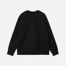 Bluza męska Carhartt WIP Link Script Sweat I031374 BLACK/WHITE