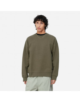 Bluza męska Carhartt WIP Link Script Sweat I031374 NETTLE/BLACK