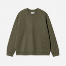 Bluza męska Carhartt WIP Link Script Sweat I031374 NETTLE/BLACK