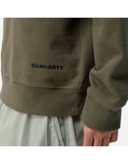 Bluza męska Carhartt WIP Link Script Sweat I031374 NETTLE/BLACK