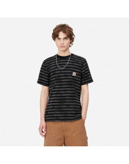 Koszulka męska Carhartt WIP S/S Scotty Chromo Pocket T-S I031381 SCOTTY STRIPE/BLACK CHROMO