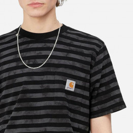 Koszulka męska Carhartt WIP S/S Scotty Chromo Pocket T-S I031381 SCOTTY STRIPE/BLACK CHROMO