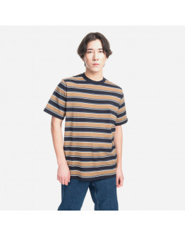 Koszulka męska Carhartt WIP S/S Leone T-Shirt I031386 LEONE STRIPE/BUFFALO