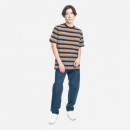 Koszulka męska Carhartt WIP S/S Leone T-Shirt I031386 LEONE STRIPE/BUFFALO