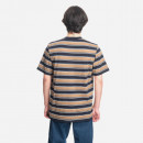 Koszulka męska Carhartt WIP S/S Leone T-Shirt I031386 LEONE STRIPE/BUFFALO