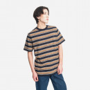 Koszulka męska Carhartt WIP S/S Leone T-Shirt I031386 LEONE STRIPE/BUFFALO