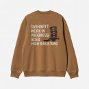 Bluza męska Carhartt WIP Boot Sweat I031439 HAMILTON BROWN/TOBACCO