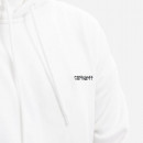 Bluza męska Carhartt WIP Hooded Script Embroidery Sweatshirt I031243 WHITE/BLACK