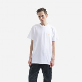 Koszulka męska Carhartt WIP Chase T-Shirt I026391 WHITE/GOLD