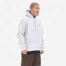 Bluza męska Carhartt WIP Hooded American Script Sweat I028279 ASH HEATHER