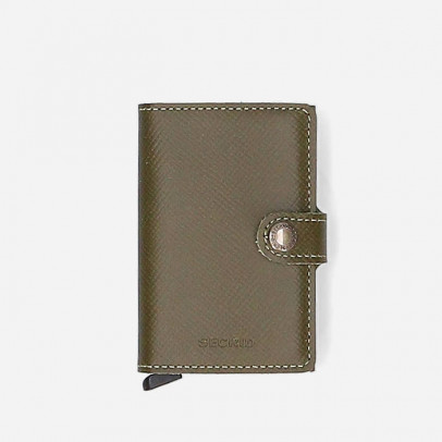 Portfel Secrid Miniwallet Saffiano Msa-Olive