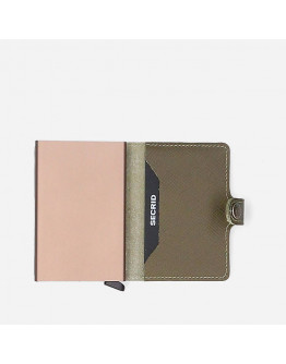 Portfel Secrid Miniwallet Saffiano Msa-Olive