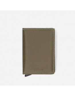 Portfel Secrid Slimwallet Saffiano Ssa-Olive