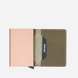 Portfel Secrid Slimwallet Saffiano Ssa-Olive