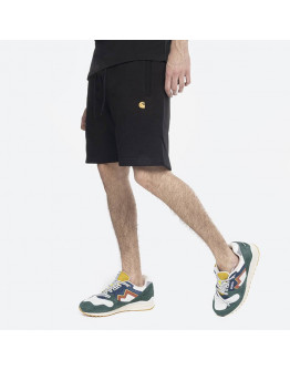 Szorty Carhartt WIP Chase Sweat Short I028950 BLACK/GOLD