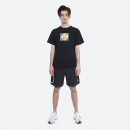 Szorty HUF Peak Contrast Short PT00157 BLACK