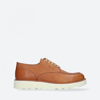 Buty męskie Fracap Postman Derby G190 MATTONE