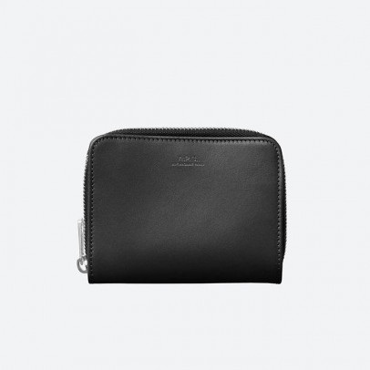 Portfel A.P.C. Compact Emmanuel PXAWV-H63087 BLACK