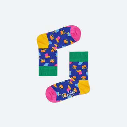 Skarpetki dziecięce Happy Socks Hamburger Fries KHAM01-6000