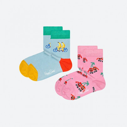 Skarpetki dziecięce Happy Socks 2-pack Fruit Mates KFMA02-3000