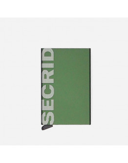 Portfel Secrid Cardprotector Laser CLA-LOGO GREEN