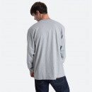 Koszulka męska Carhartt WIP Longsleeve Chase T-Shirt I026392 GREY HEATHER/GOLD