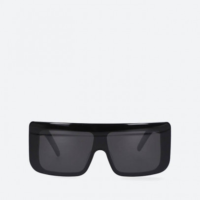 Okulary przeciwsłoneczne Rick Owens Sunglasses Documenta RG0000002 GBLKB BLACK TEMPLE/BLACK LENS