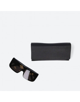 Okulary przeciwsłoneczne Rick Owens Sunglasses Documenta RG0000002 GBLKB BLACK TEMPLE/BLACK LENS