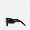 Okulary przeciwsłoneczne Rick Owens Sunglasses Documenta RG0000002 GBLKB BLACK TEMPLE/BLACK LENS